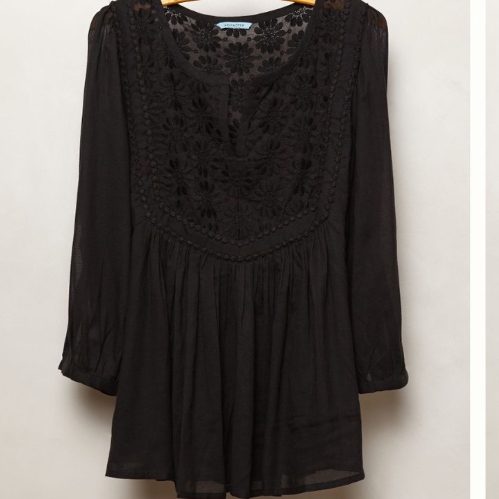 Anthropologie Bex Peasant Top sz 6